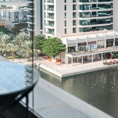 Upscale Studio Full Lake View In Goldcrest View Tower Дубай Екстериор снимка